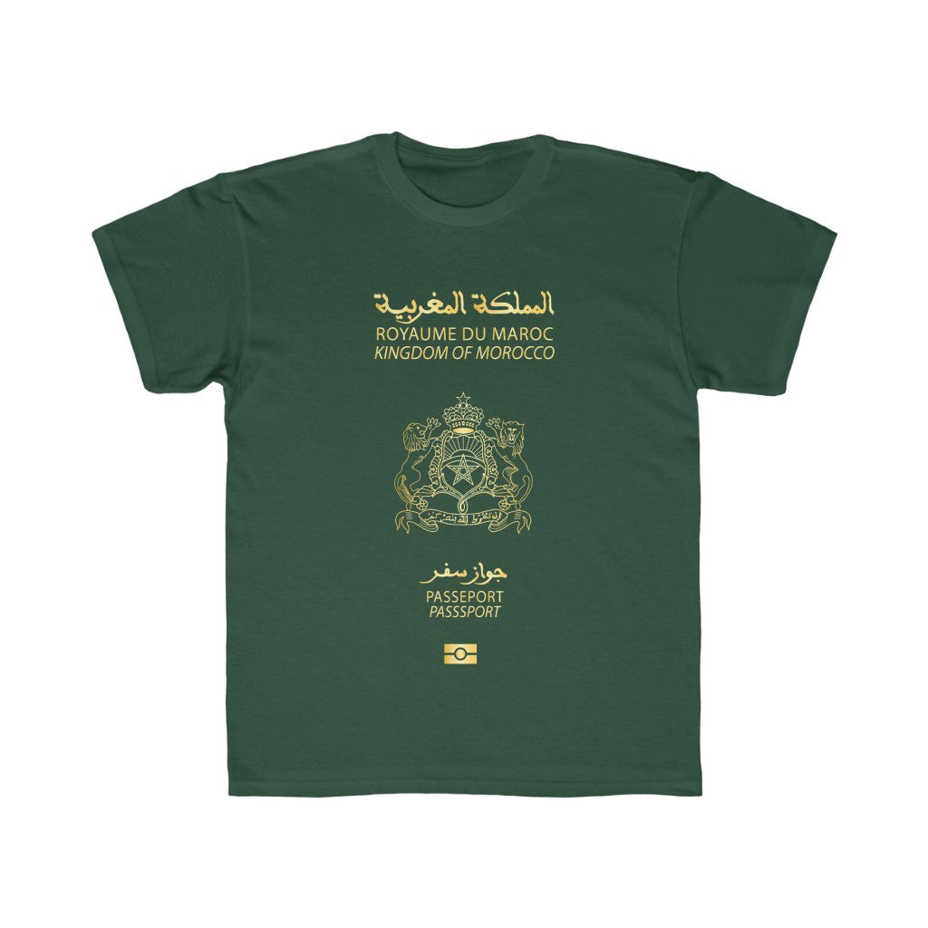 Tee Shirt Passeport Marocain pour enfant - Maghreb Souk