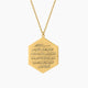 Collier pendentif Surat Al-Fatiha