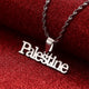 Collier pendentif Palestine