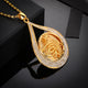Collier pendentif islamique