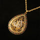 Collier Pendentif perlé Allah