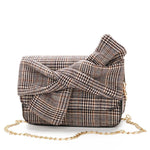 Sac à main avec nœud Prince de Galles