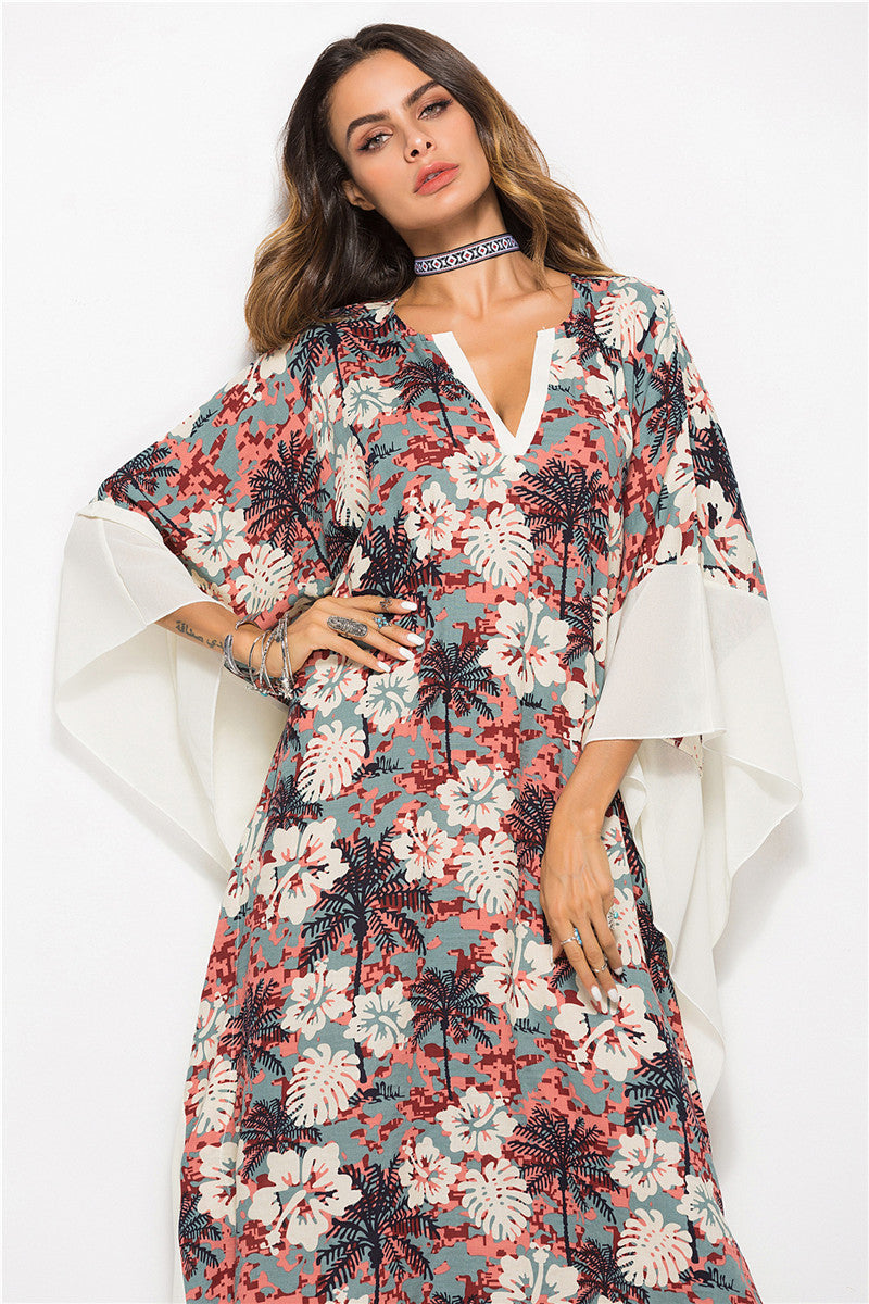 Abaya Floral - Maghreb Souk