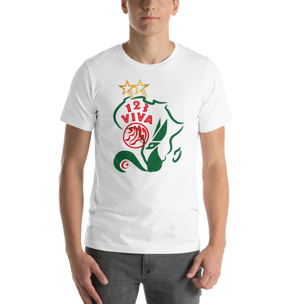 T-shirt One Two Three Viva l'Algérie - Maghreb Souk