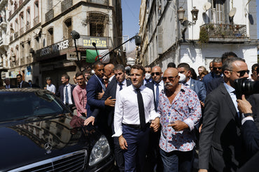 Emmanuel Macron chez Disco Maghreb
