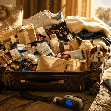 Ce qu'on trimballe toujours dans sa valise pour la famille au bled (et ce qu'on nous demande de ramener)
