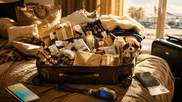 Ce qu'on trimballe toujours dans sa valise pour la famille au bled (et ce qu'on nous demande de ramener)