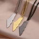 Collier pendentif carte Palestine