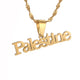 Collier pendentif Palestine