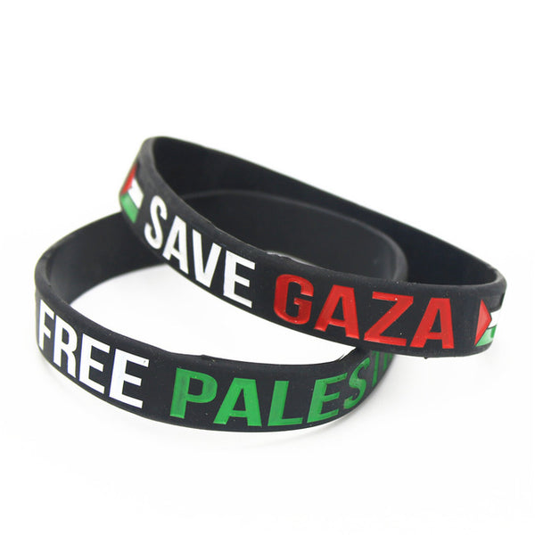 Bracelet Free Palestine et Save Gaza - Maghreb Souk