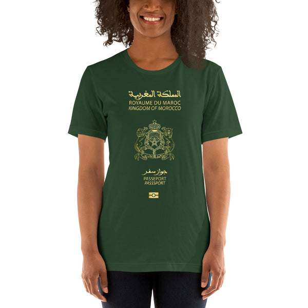T-shirt Passeport Marocain pour femme - Maghreb Souk