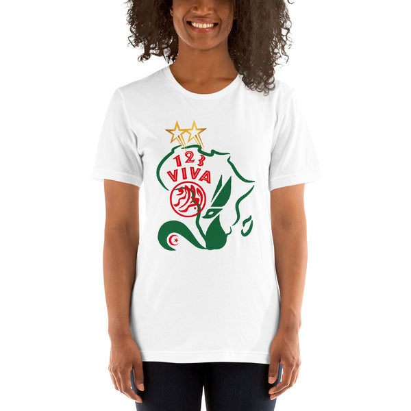 T-shirt One Two Three Viva l'Algérie - CAN 2022 - Maghreb Souk